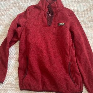 L.L. Bean red sweatshirt